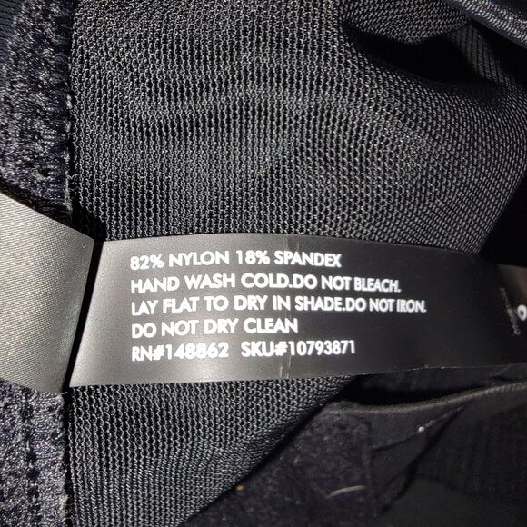 Torrid Black Underwire Lace-Up One Piece Swimsuit Size 6 6x - Picture 7 of 9